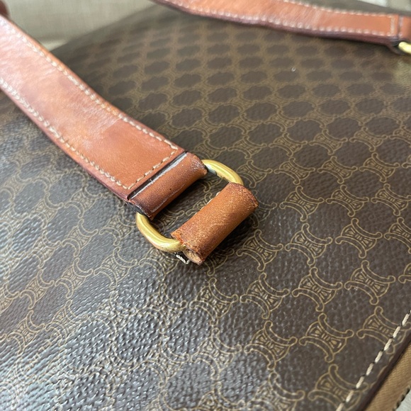 Authentic vintage CELINE large satchel bag M95 (X21) - Picture 5 of 16